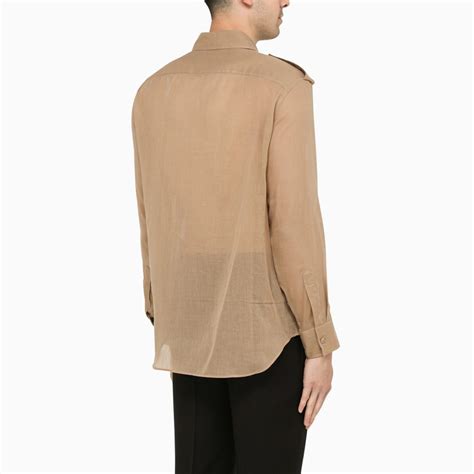 ysl camicia a quadri|SAINT LAURENT .